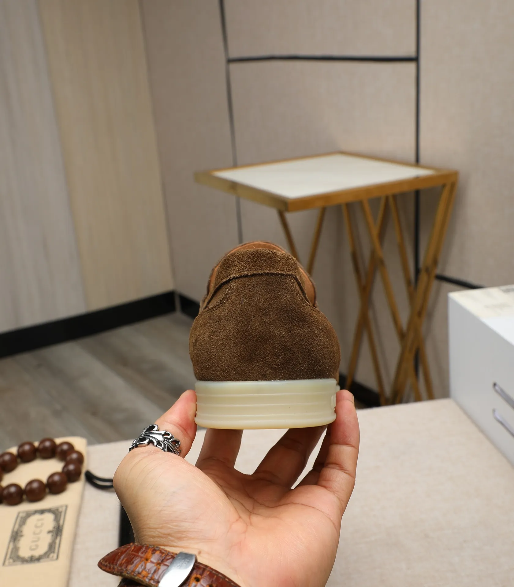 Men's shoes 💰520 📛📛Original (water-dyed cow lining) GUCCI official website formal shoes🌀 Italian 🇮🇹Imported cowhide➕Top imported water-dyed cowhide lining💋Finely handmade Original bottom, the real thing looks better when photographed in person Standard size 38-44